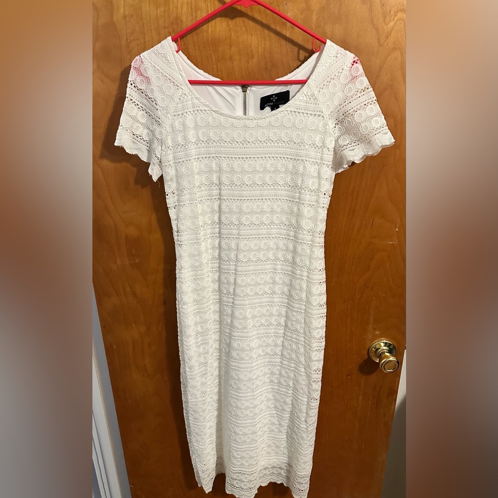Ronni Nicole White Lace Dress